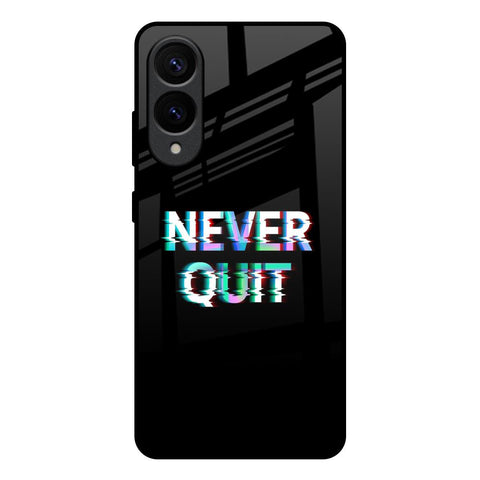 Never Quit Samsung Galaxy S25 Edge 5G Glass Back Cover Online