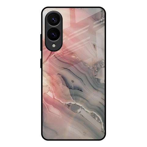Pink And Grey Marble Samsung Galaxy S25 Edge 5G Glass Back Cover Online