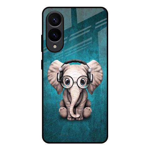 Adorable Baby Elephant Samsung Galaxy S25 Edge 5G Glass Back Cover Online