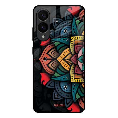 Retro Gorgeous Flower Samsung Galaxy S25 Edge 5G Glass Back Cover Online