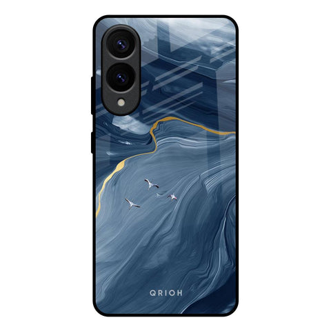 Deep Ocean Marble Samsung Galaxy S25 Edge 5G Glass Back Cover Online