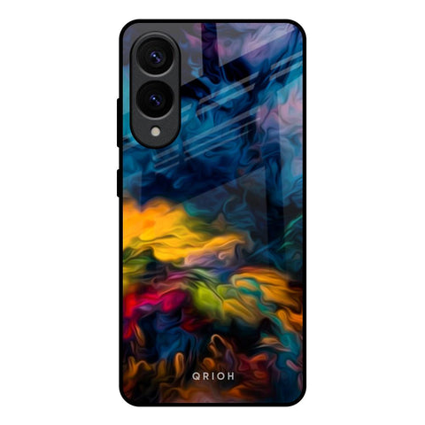 Multicolor Oil Painting Samsung Galaxy S25 Edge 5G Glass Back Cover Online