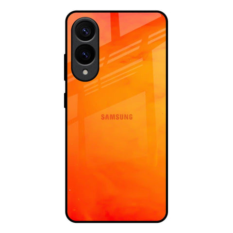 Tangy Orange Samsung Galaxy S25 Edge 5G Glass Back Cover Online