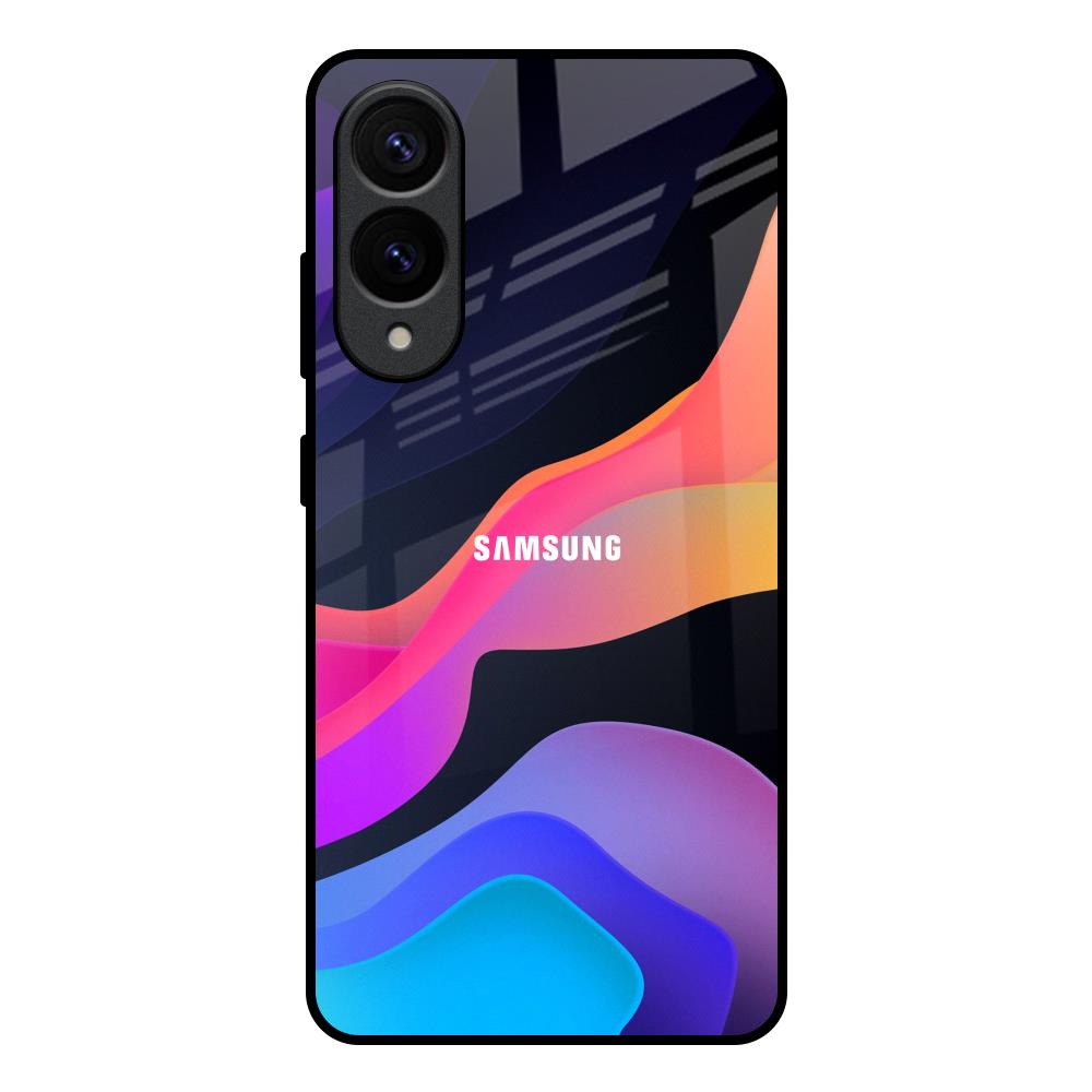 Colorful Fluid Samsung Galaxy S25 Edge 5G Glass Back Cover Online