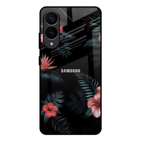 Tropical Art Flower Samsung Galaxy S25 Edge 5G Glass Back Cover Online