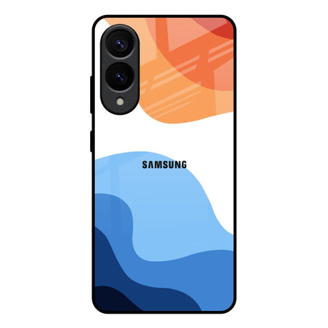Wavy Color Pattern Samsung Galaxy S25 Edge 5G Glass Back Cover Online