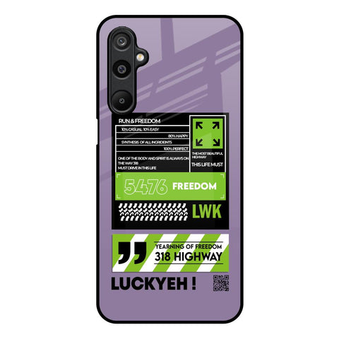 Run & Freedom Samsung Galaxy M16 5G Glass Back Cover Online
