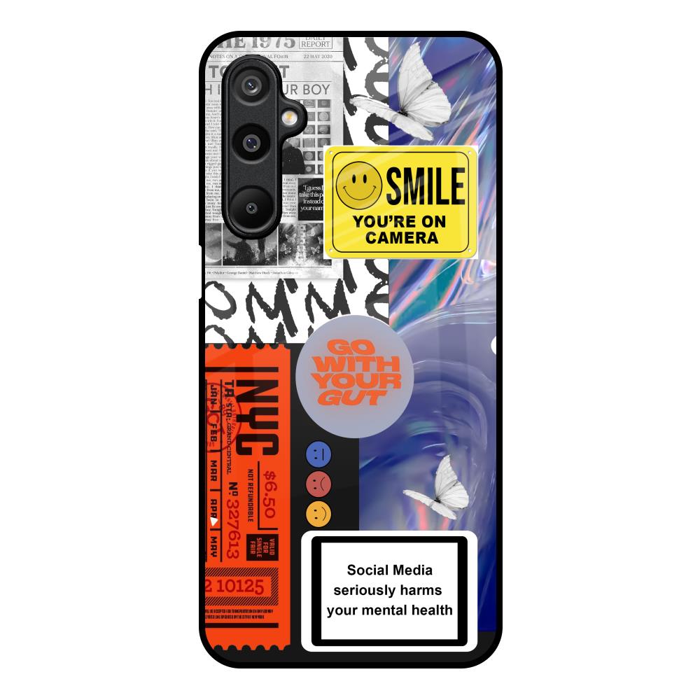 Smile for Camera Samsung Galaxy M16 5G Glass Back Cover Online