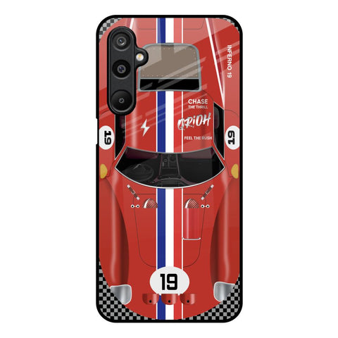 Racing Vintage Samsung Galaxy M16 5G Glass Back Cover Online