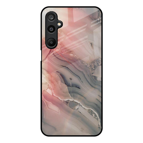 Pink And Grey Marble Samsung Galaxy M16 5G Glass Back Cover Online
