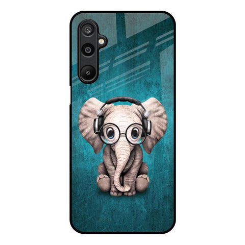 Adorable Baby Elephant Samsung Galaxy M16 5G Glass Back Cover Online