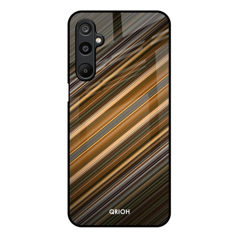 Diagonal Slash Pattern Samsung Galaxy M16 5G Glass Back Cover Online