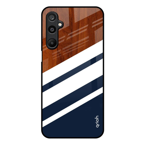 Bold Stripes Samsung Galaxy M16 5G Glass Back Cover Online