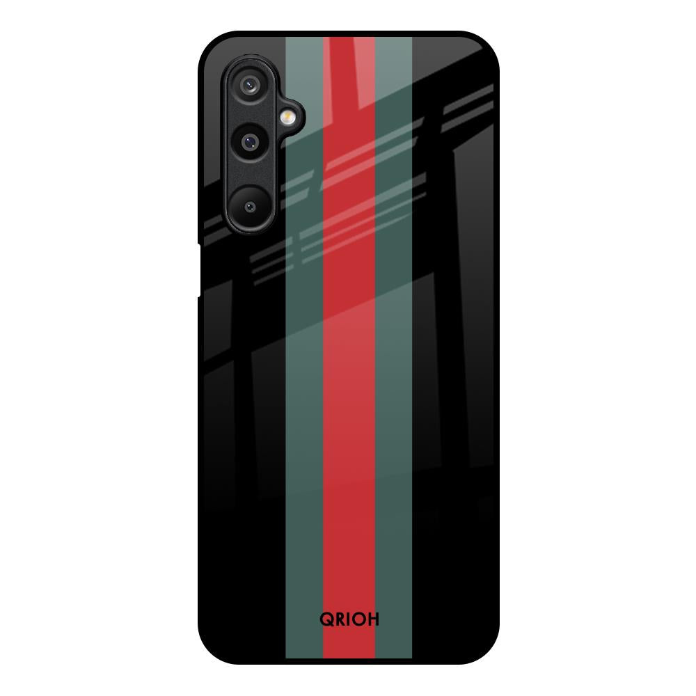 Vertical Stripes Samsung Galaxy M16 5G Glass Back Cover Online