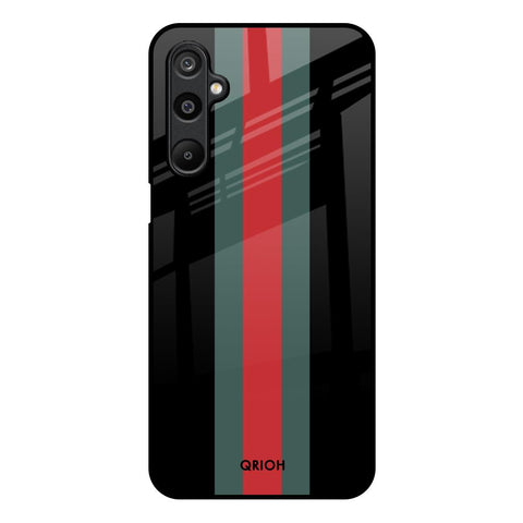 Vertical Stripes Samsung Galaxy M16 5G Glass Back Cover Online