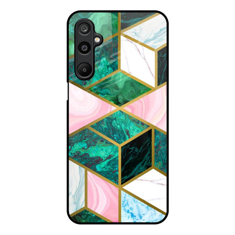 Seamless Green Marble Samsung Galaxy M16 5G Glass Back Cover Online