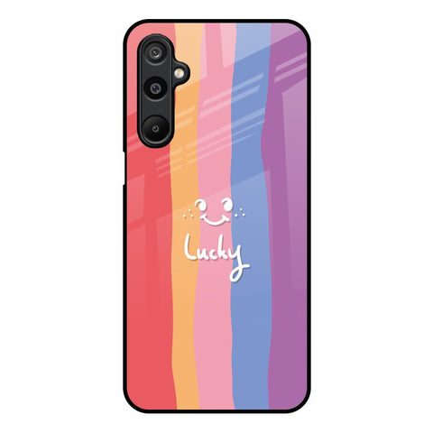 Lucky Abstract Samsung Galaxy M16 5G Glass Back Cover Online