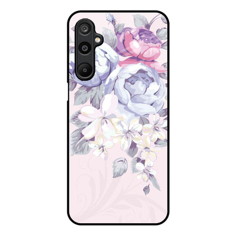 Elegant Floral Samsung Galaxy M16 5G Glass Back Cover Online