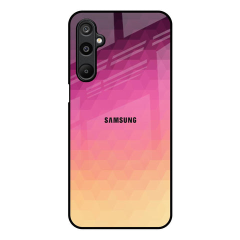 Geometric Pink Diamond Samsung Galaxy M16 5G Glass Back Cover Online
