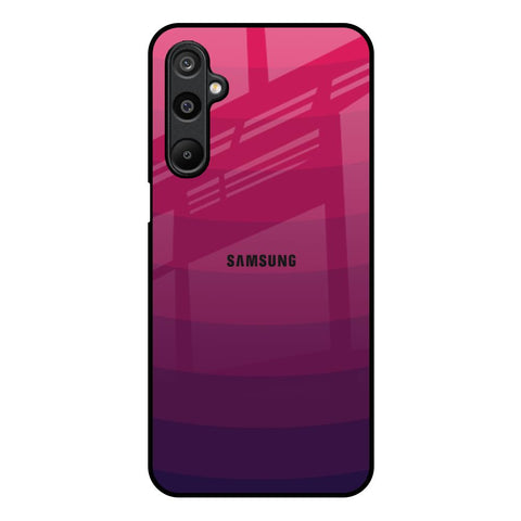 Wavy Pink Pattern Samsung Galaxy M16 5G Glass Back Cover Online