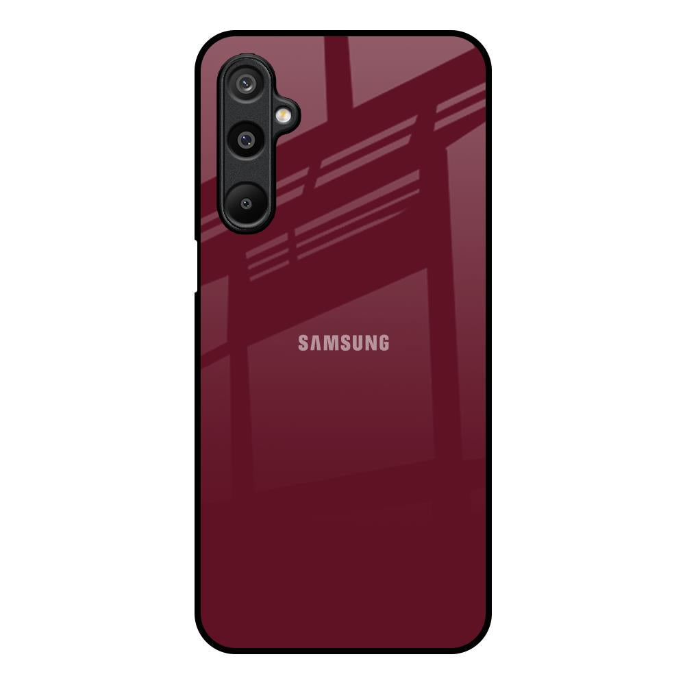 Classic Burgundy Samsung Galaxy M16 5G Glass Back Cover Online