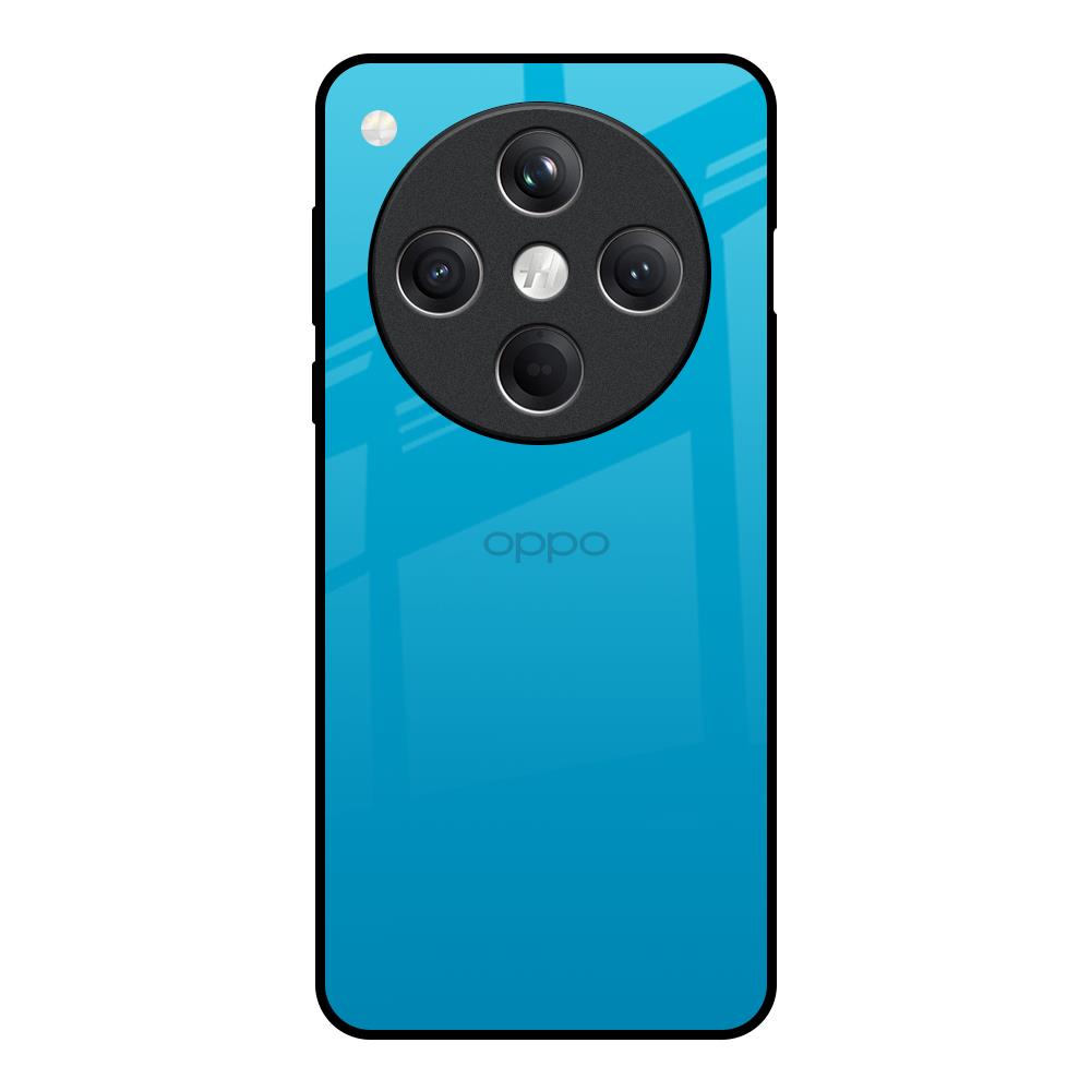Blue Aqua Oppo Find X8 5G Glass Back Cover Online
