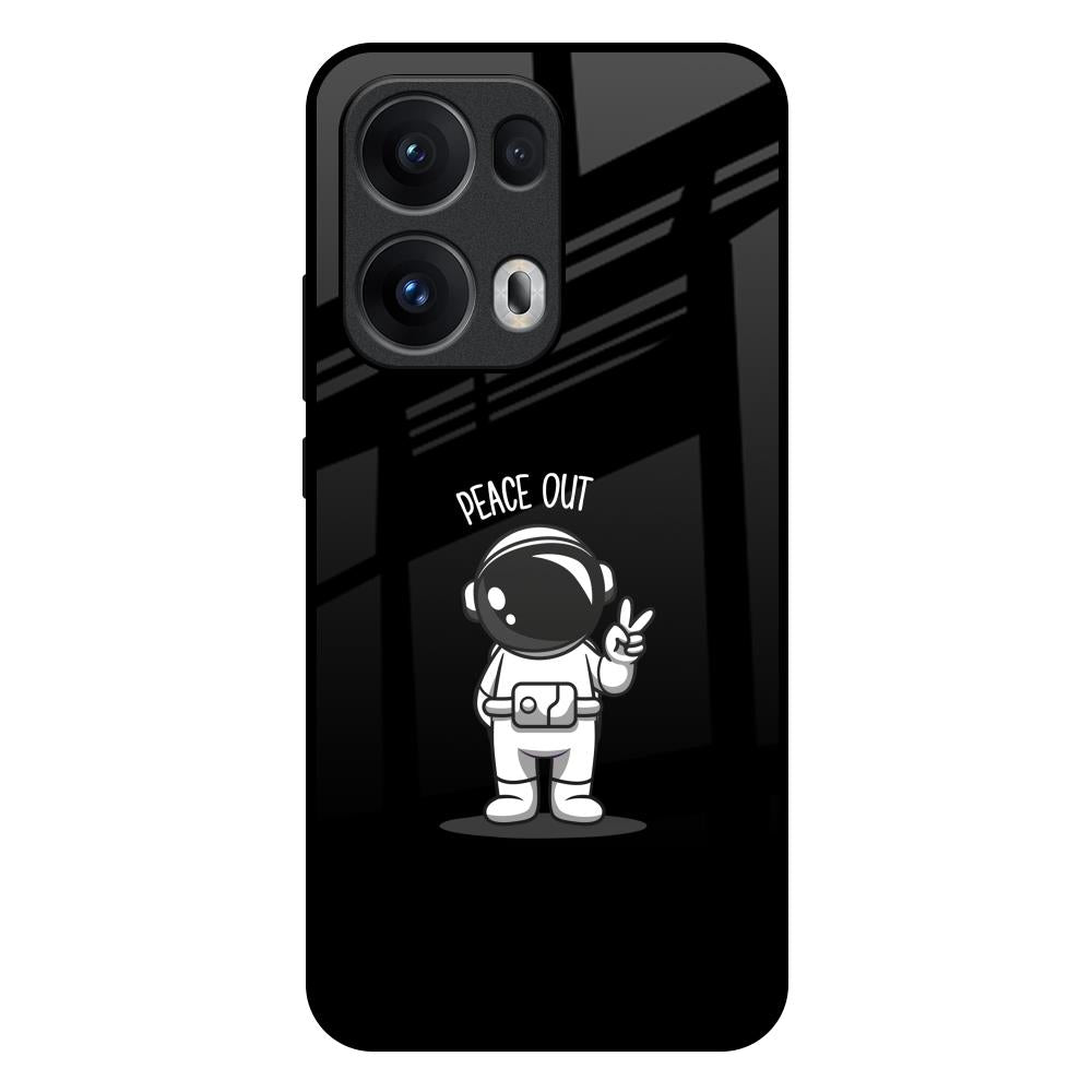 Peace Out Astro Oppo Reno13 Pro 5G Glass Back Cover Online