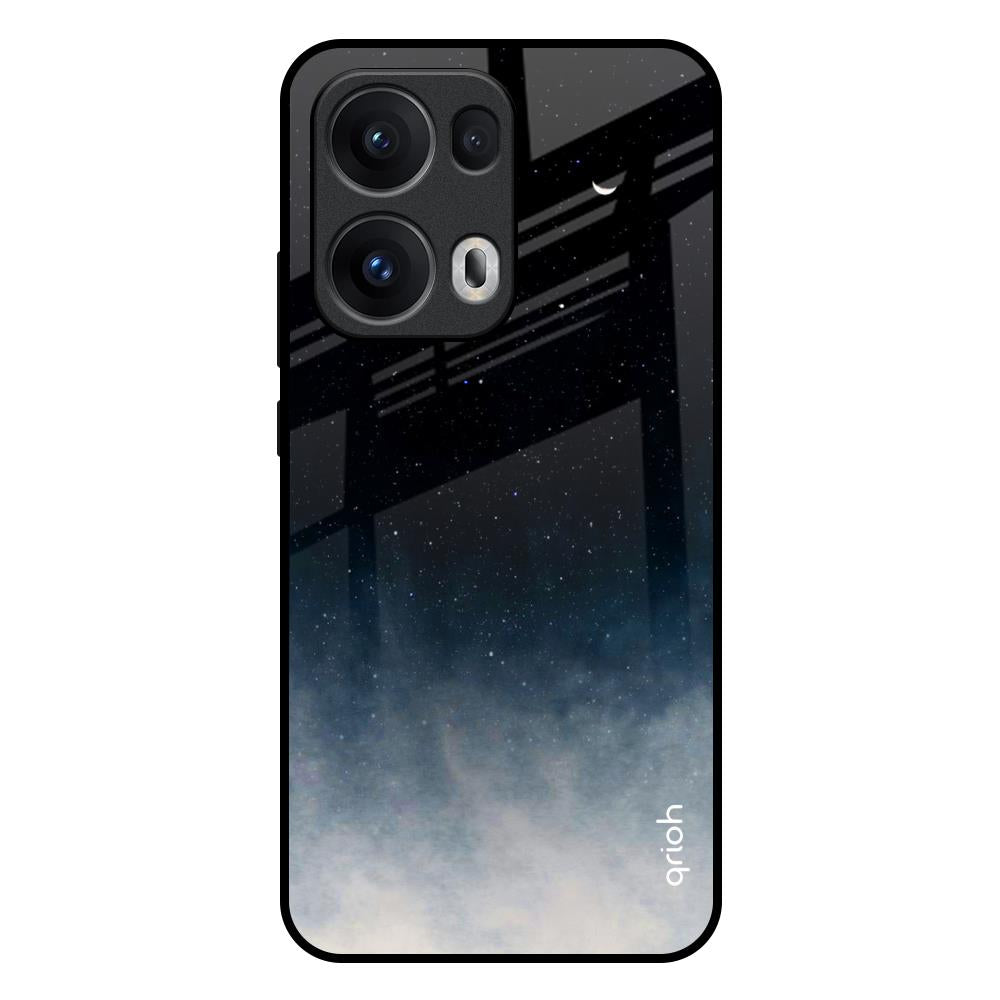Black Aura Oppo Reno13 Pro 5G Glass Back Cover Online