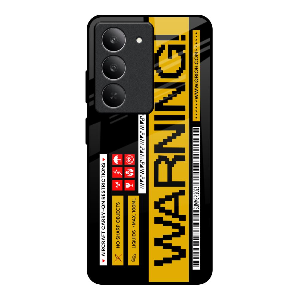 Aircraft Warning Realme 14x 5G Glass Back Cover Online