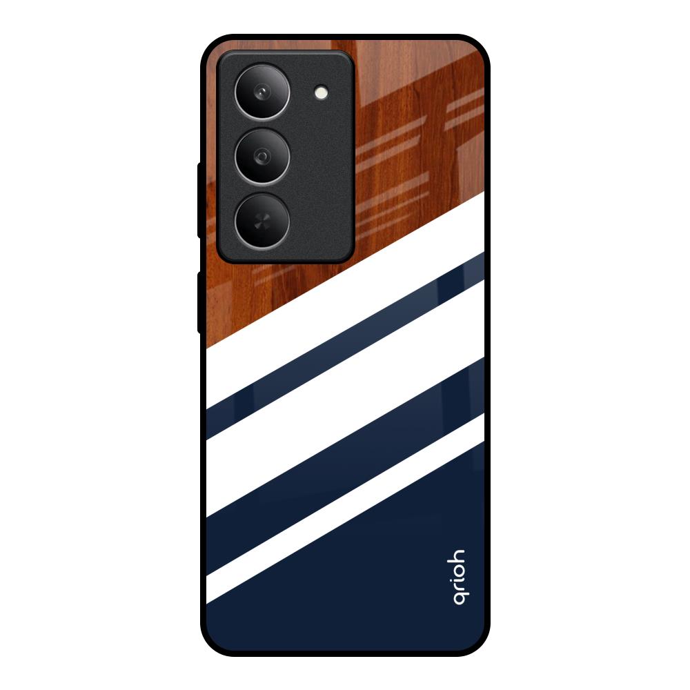 Bold Stripes Realme 14x 5G Glass Back Cover Online