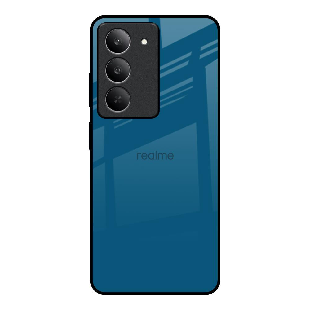 Cobalt Blue Realme 14x 5G Glass Back Cover Online