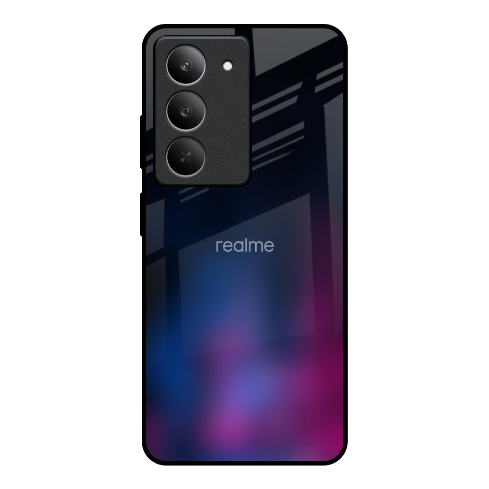 Pink Smudge Realme 14x 5G Glass Back Cover Online