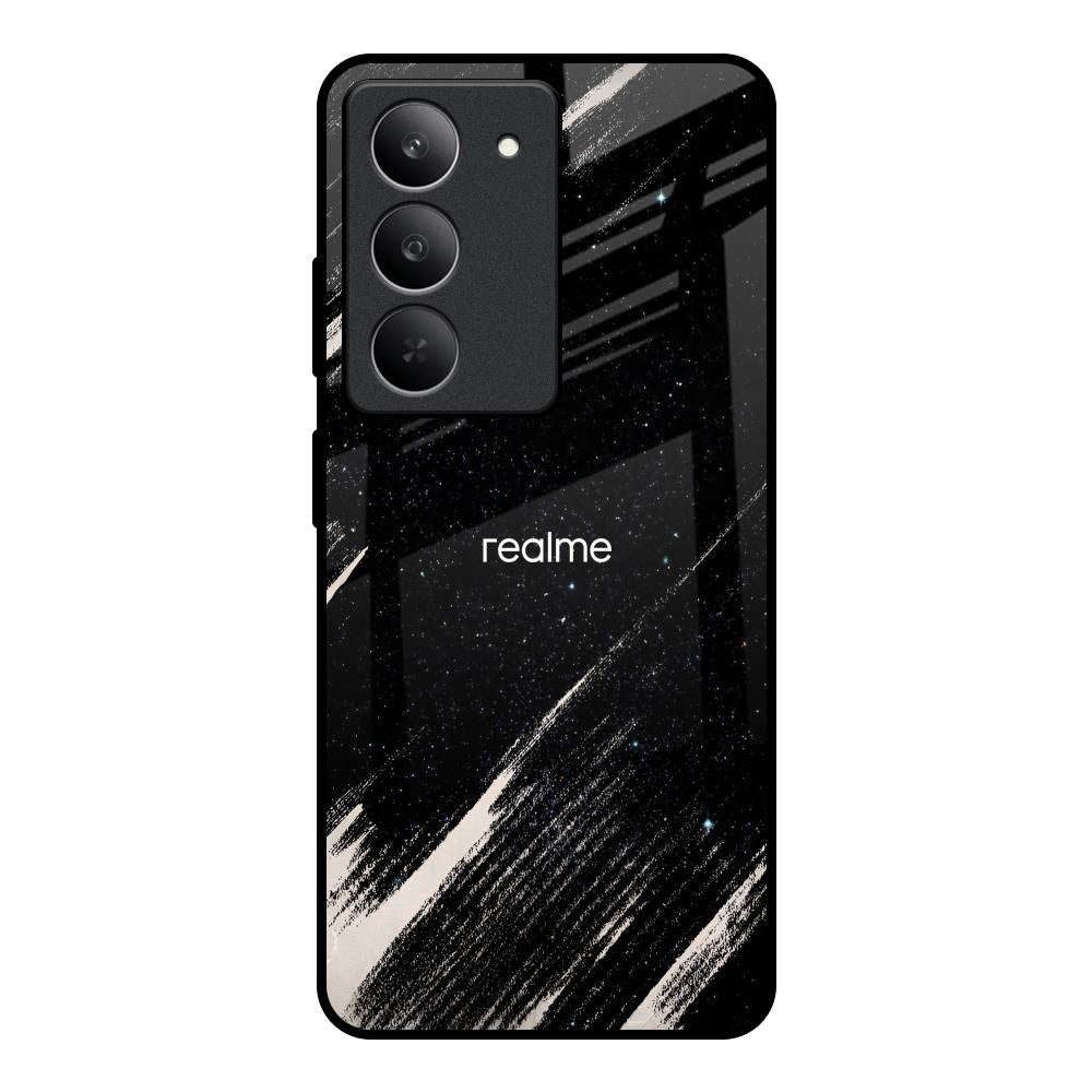 Galaxy Art Glass Case for Realme 14x 5G
