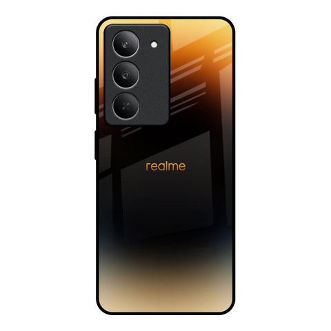 Grainy Yellow Realme 14x 5G Glass Back Cover Online