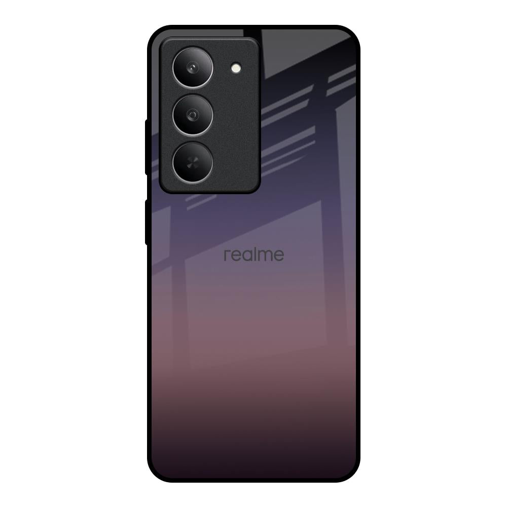 Grey Ombre Realme 14x 5G Glass Back Cover Online