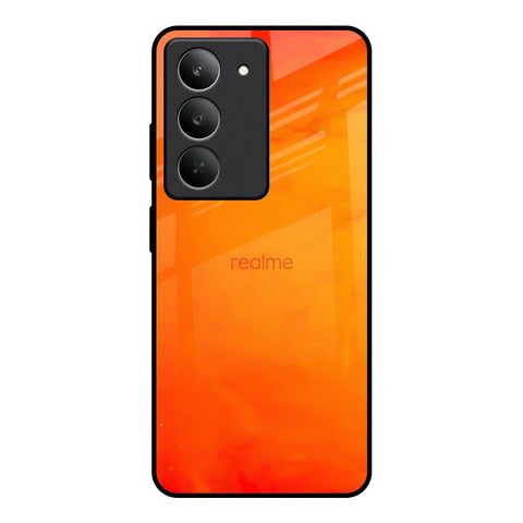 Tangy Orange Realme 14x 5G Glass Back Cover Online