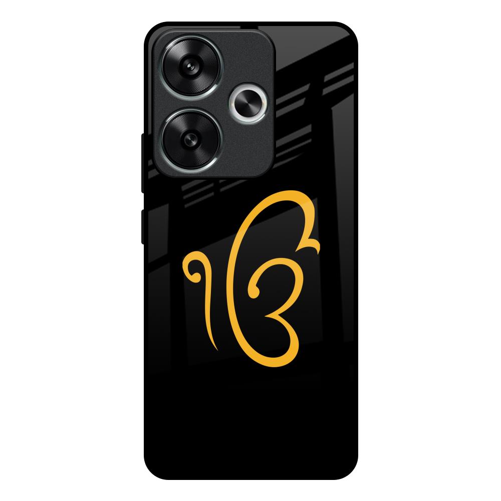 Luxury Fashion Initial Poco F6 5G Glass Back Cover Online