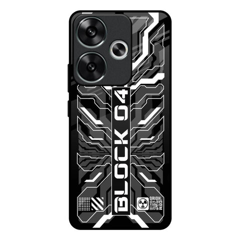 Monochrome Magic Poco F6 5G Glass Back Cover Online