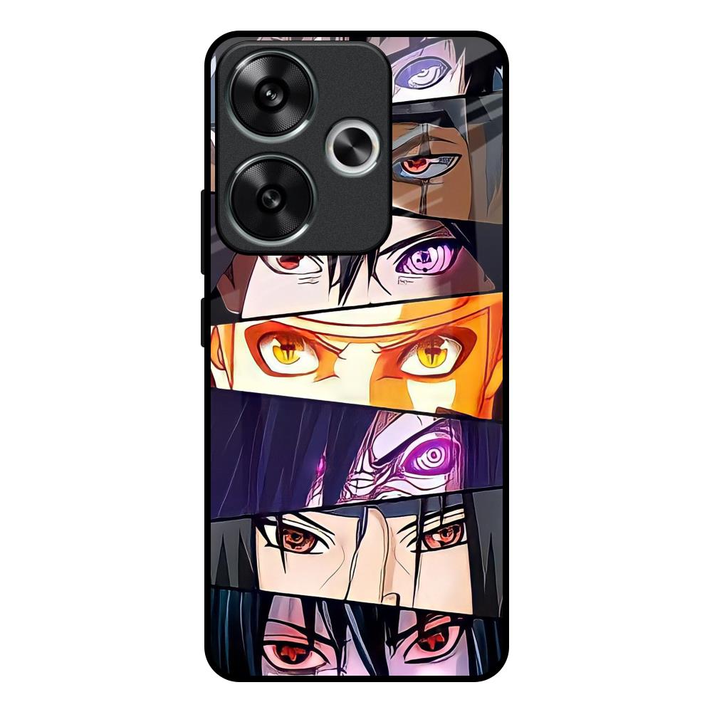 Anime Eyes Poco F6 5G Glass Back Cover Online