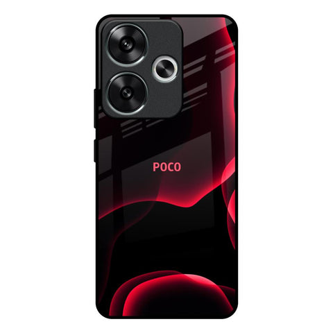 Red Thunder Poco F6 5G Glass Back Cover Online