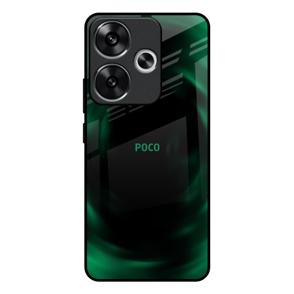 Green Well Poco F6 5G Glass Back Cover Online