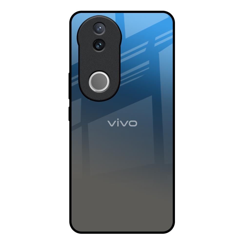 Blue Grey Ombre Vivo V50e 5G Glass Back Cover Online