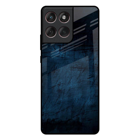 Dark Blue Grunge Motorola Edge 60 Fusion 5G Glass Back Cover Online