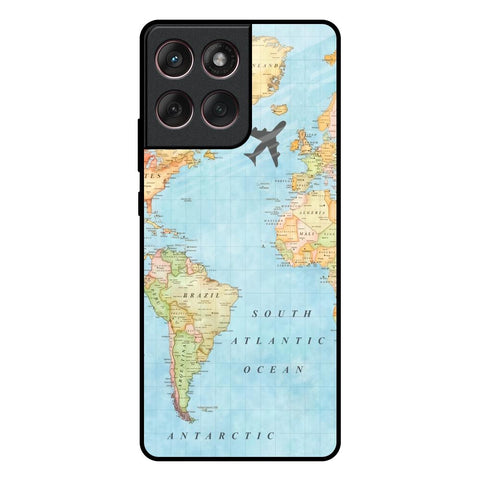 Travel Map Motorola Edge 60 Fusion 5G Glass Back Cover Online