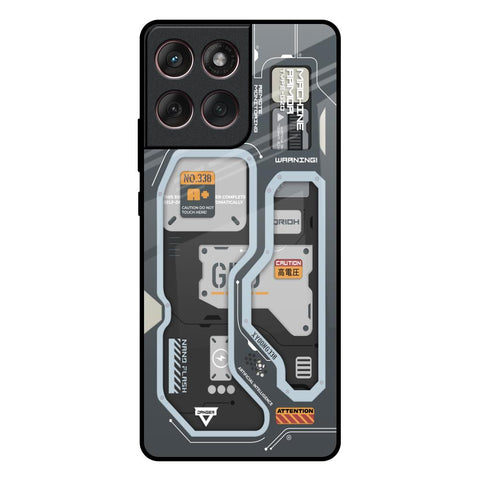 Retro Futuristic Motorola Edge 60 Fusion 5G Glass Back Cover Online