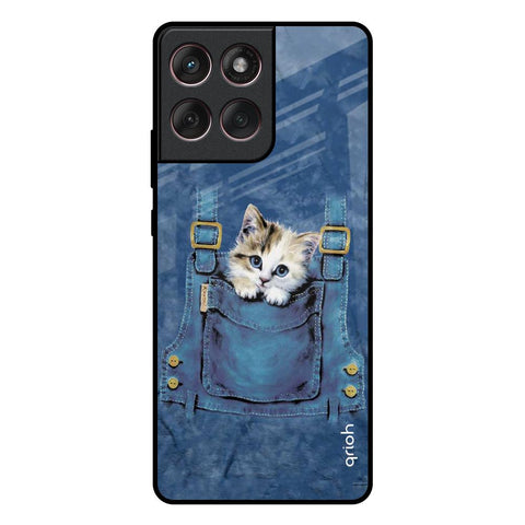 Kitty In Pocket Motorola Edge 60 Fusion 5G Glass Back Cover Online