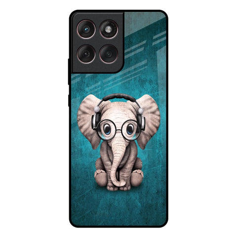 Adorable Baby Elephant Motorola Edge 60 Fusion 5G Glass Back Cover Online