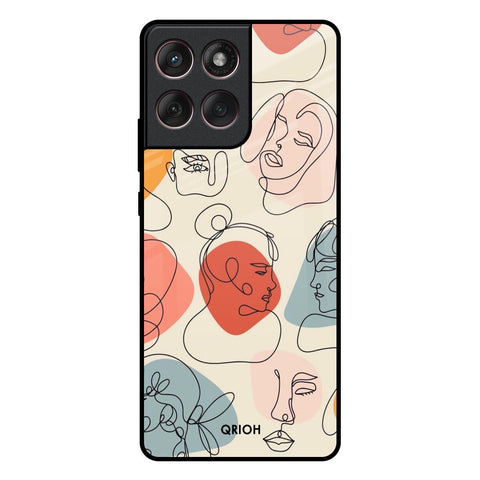 Abstract Faces Motorola Edge 60 Fusion 5G Glass Back Cover Online