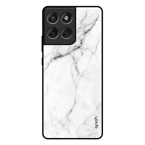 Modern White Marble Motorola Edge 60 Fusion 5G Glass Back Cover Online