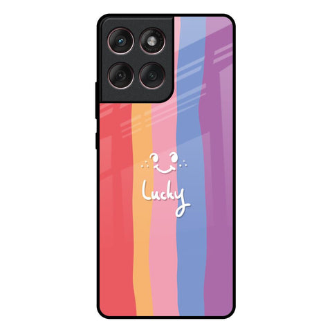 Lucky Abstract Motorola Edge 60 Fusion 5G Glass Back Cover Online